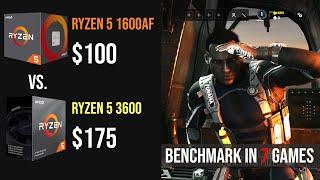 Ryzen 5 1600 AF vs Ryzen 5 3600 test in 7 games 1080p