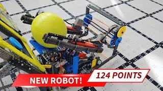 124 points - VEX IQ Rapid Relay "Dropshot" catapult and conveyor Robot by Ben Lipper