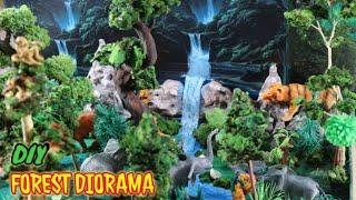 Forest Model making for School Projects | forest Diorama with Wild Animals | DIY | Jungle Model