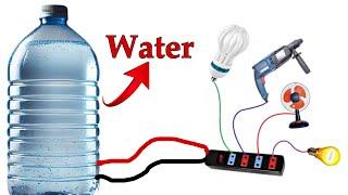 Turning Water into a Free Lifetime Electricity For you Home