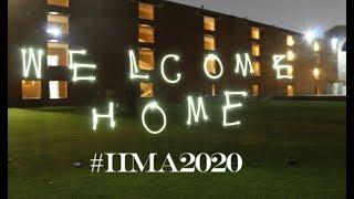 Welcome to IIM Ahmedabad, Batch of 2020