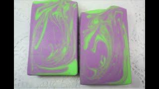 Jasmine Dreams Soap - Making and Cutting Cold Process Soap / Swan Soap and Such