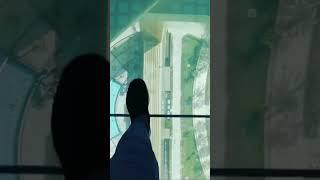 Dubai Frame Glass Walk  #dubaiframe #biggestframe #glasswalk #dubaitrip