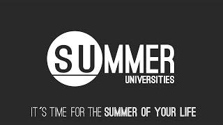 It's time for the Summer of Your Life - AEGEE Summer Universities