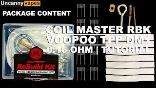 How to Rebuild VooPoo TPP DM1 0.15 OCC using Coil Master Rebuild Kit