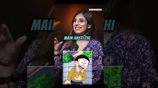 Nobita laughing  voice artist| The Motor Mouth | Ft. Simran kour | #shorts #nobita #podcast #voice