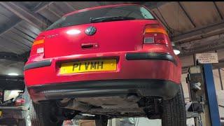 MY LOW MILEAGE MK4 GOLF GOES ON THE RAMP! IS IT ROTTEN?