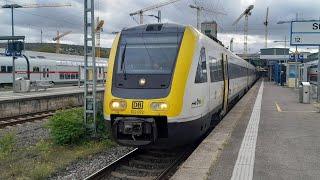 Mit dem Bwegt 612 Als IRE 6 Von Stuttgart Hbf nach Aulendorf mit Fettem Sound und Vollgas 160/h