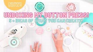  I Finally Opened The Box! How To Use The We R Memory Keepers Button Press & What To Make!