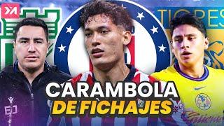 Locos INTERCAMBIOS de figuras en Liga MX; ¿Ramón Juárez se va del Ame?; Efraín Juárez ACOSADO