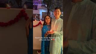 Korean turns Indian in Love ️ #theinkocouple #indian #love #korean #trending #arijitsingh