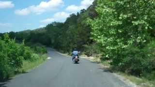 Texas Hill Country Motorcycle Ride  Cow Creek Road