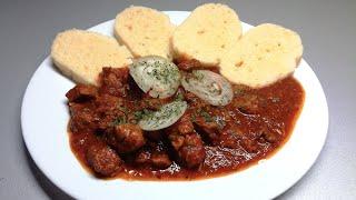 Pork goulash recipe. The best preparation of meat.