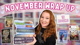 every book I read in November  | November Reading Wrap Up