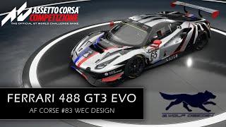 AF Corse GTE #83 - Ferrari 488 GT3 EVO | ACC Livery