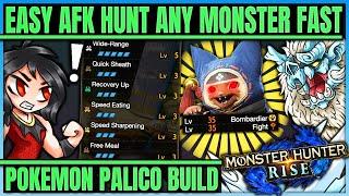 This Build Breaks the Game - Secret Overpowered Palicos - New Rise Weapon - Monster Hunter Rise!