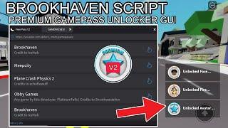 Brookhaven Script Premium V2 Gamepass Unlocker Gui |Hydrogen,fluxus,Arceus x Mobile