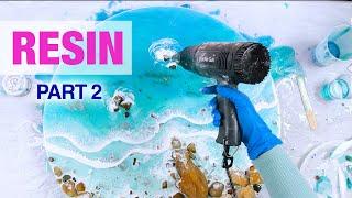 How To Do Resin Beach Art (PART 2)