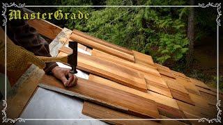 How to Install Cedar Shakes and Shingles - lesson for beginners - home improvement tutorial guide