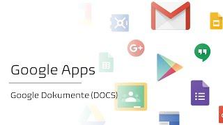 Googe Apps Tutorial (Deutsch): Google Dokumente (DOCS, Documents)