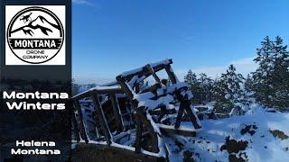 Winter In Montana | Cold and Harsh and BEAUTIFUL | Drone Footage