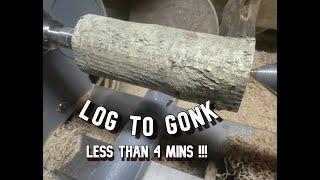 20 min. Great gift or easy craft sale!.. Woodturning a Gonk. 4 min video..