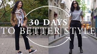 Upgrade Your Style In 30 Days | 6 Easy Steps For Better Style