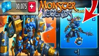 Monster Legends Get Stina Steambandit 10,000 Tickets Treasure Cave Conjuring