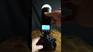 Camera Flash tip for beginners - Godox v1 lamp mode #shorts