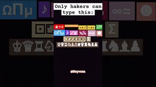 Only hakers can type this #meycan