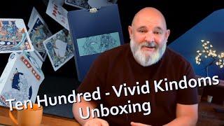 Vivid Kingdoms Cards Unwrapping