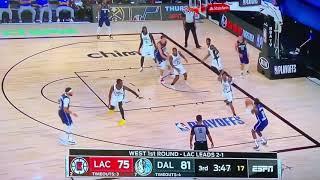 Luka Doncic Pass to Corner Assist Pick and Roll