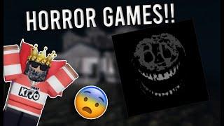 Roblox HORROR GAMES Live With Viewers!!