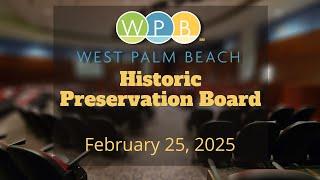 Historic Preservation Board | February 25, 2025