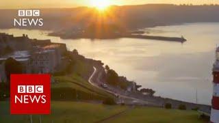 Bird's eye view of Britain's sea cities - BBC News