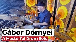 Gábor Dörnyei's CRAZY solo in the Drumtrainer studio