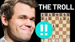 Magnus Carlsen Just Invented A New Chess Opening