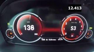 2016 BMW X5 35i N55 300hp/300ft-lb Acceleration 0 to 60, 0 to 100