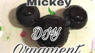 DIY mickey mouse ornament collab with retro faerie craft tutorials