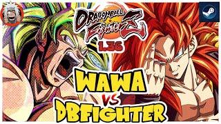 DBFZ Wawa vs DBFighter (GogetaSS4, Bardock,trunks) vs (VegetaSSJ, Cell, Broly) (BQ)