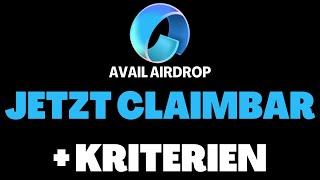 Avail ️ Airdrop jetzt claimbar + Kriterien 