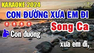 Con Đường Xưa Em Đi Karaoke Song Ca Nhạc Sống | Trọng Hiếu