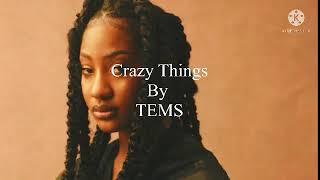 Crazy things by Tems , lyrics video