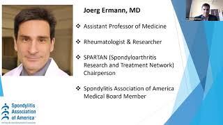 Spondyloarthritis Treatment and Research Updates with Rheumatologist Joerg Ermann, MD.