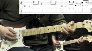 Jimi Hendrix - Foxy Lady - Rock Guitar Lesson (with Tabs)