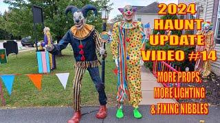 2024 HAUNT UPDATE VIDEO #14: MORE PROPS, MORE LIGHTING & FIXING NIBBLES