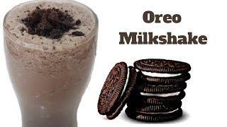 Orio Mikeshake | oreo milkshake without icecream | 2 Minutes Oreo Milkshake