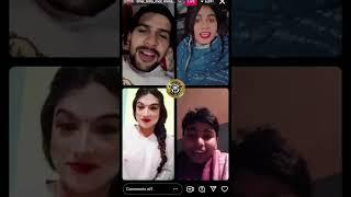 Billa mor and minaxi insta live video