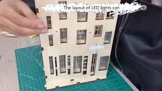 Rajbharti Crafts Magic Alley Book Nook Kit LED Wiring Video Tutorial