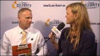 Jason Lynch with host Kristen White on Bestselling Celebrity Author TV